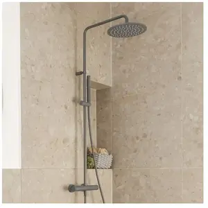 Herzbach Living Spa Colonne de douche, Mitigeur thermostatique, 23.988250.1.06, pas cher