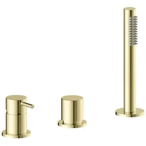 Herzbach SIRO PVD GOLD Mitigeur monocommande, pour baignoire, 30.12025... pas cher