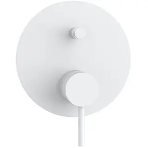 Herzbach SIRO WHITE Mitigeur monocommande, pour baignoire, 30.120305.1.07, pas cher