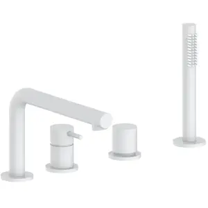 Herzbach SIRO WHITE Mitigeur monocommande, pour baignoire, 30.120250.1.07, pas cher