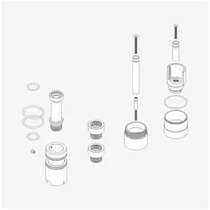 Herzbach MODUL7 Rallonge de 25 mm, pour mitigeur thermostatique avec b...Vendu parreuter