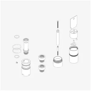 Herzbach MODUL7 Rallonge de 30 mm, pour mitigeur monocommande avec bec...Vendu parreuter