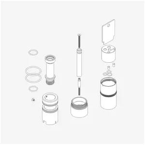 Herzbach MODUL7 Rallonge de 30 mm, pour mitigeur monocommande, 2/3 sor...Vendu parreuter
