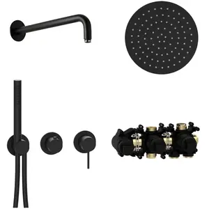 Herzbach MODUL7 Ensemble de douche avec mitigeur monocommande, 70.7027... pas cher