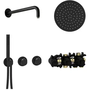 Herzbach MODUL7 Ensemble de douche avec mitigeur thermostatique, 70.70... pas cher
