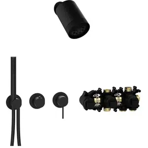 Herzbach MODUL7 Ensemble de douche avec mitigeur monocommande, 70.7027... pas cher