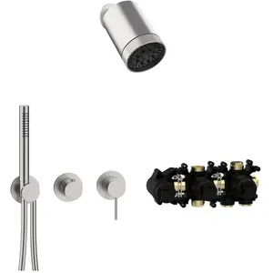 Herzbach MODUL7 Ensemble de douche avec mitigeur monocommande, 70.7027... pas cher
