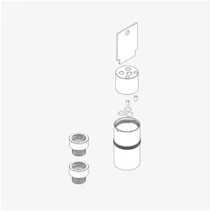 Herzbach MODUL7 Rallonge de 30 mm, pour mitigeur monocommande avec bec...Vendu parreuter