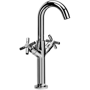 Herzbach Stilo Mélangeur de lavabo à bec haut, 14.953200.2.01, pas cher
