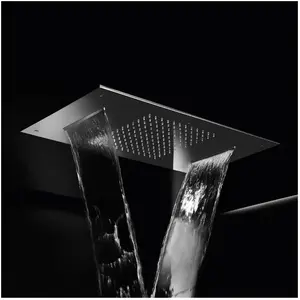 Herzbach Living Spa Set de douche de tête, 2 jets, 11.670385.3.01, pas cher
