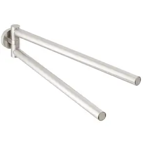 Herzbach Design iX Barre porte-serviette de toilette, 17.818500.1.09, pas cher