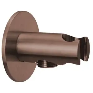 Herzbach Design iX PVD Support de douchette avec raccord de flexible, 21.995200.1.39, pas cher