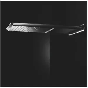 Herzbach Living Spa Set de douche de tête, 2 jets, 11.663000.1.01, pas cher