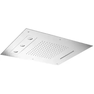 Herzbach Living Spa Set de douche de tête, 3 jets, 11.630480.2.01, pas cher