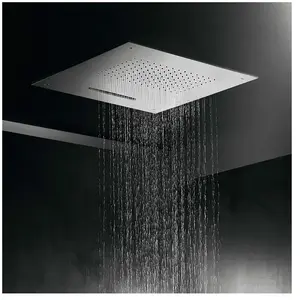 Herzbach Living Spa Set de douche de tête, 2 jets, 11.650200.2.09, pas cher