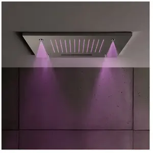 Herzbach Living Spa Set de douche de tête, 3 jets, 11.600385.2.09,Vendu parreuter