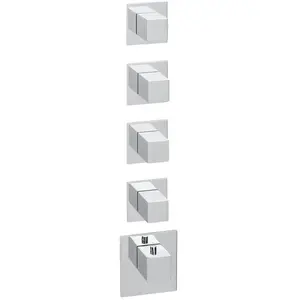 Herzbach Logic XL Mitigeur thermostatique, pour douche, 11.524010.2.01... pas cher