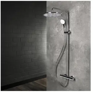Herzbach Living Spa Colonne de douche avec mitigeur thermostatique, 11.988530.1.01, pas cher