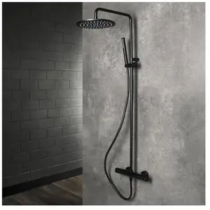 Herzbach Living Spa Colonne de douche, Mitigeur thermostatique, 23.988250.1.12, pas cher