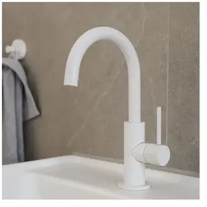 Herzbach DEEP WHITE Mitigeur de lavabo M-Size, 23.203420.1.07, M-Size pas cher