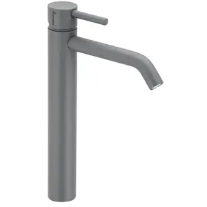Herzbach DEEP GREY Mitigeur de lavabo L-Size à bec haut, 23.203200.3.0... pas cher