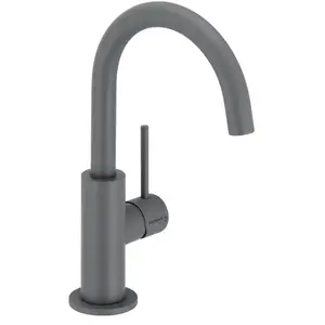 Herzbach DEEP GREY Mitigeur de lavabo M-Size, 23.203420.1.06, M-Size pas cher