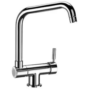 Herzbach Design New Mitigeur de cuisine pivotant, à installer sous une fenêtre, 10.137000.1.01, pas cher