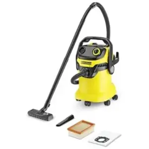 Aspirateur sec/eau KÄRCHER WD5, 25 L réservoir plastique et nettoyant filtre semi-automa. pas cher