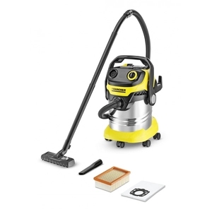 Kärcher Aspirateur eau et poussière KARCHER WD 5 Premium - Cuve inox 25 L - 11... pas cher