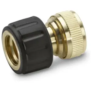 Comparateur de prix : Karcher Raccord rapide laiton pour tuyaux de 13/15mm - KÄRCHER - 26450150 TU