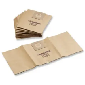 Kärcher Sacs Filtrants, Papier (x200) 69043180 Karcher pas cher