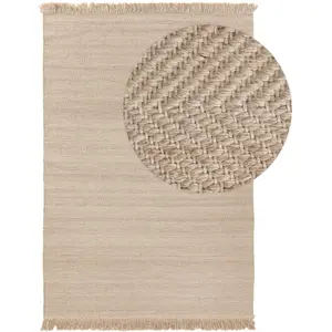Benuta Tapis de laine beige 120x170 pas cher