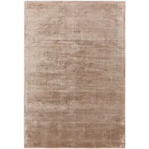 Benuta Tapis en viscose taupe 120x170 pas cher