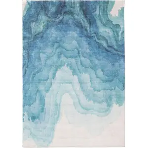 Benuta Tapis bleu 160x230 pas cher
