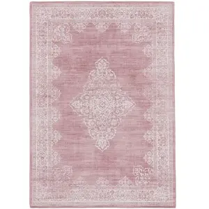 benuta Tapis rose 160x230 pas cher