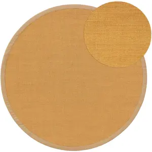 Benuta Tapis sisal beige D 150 rond pas cher