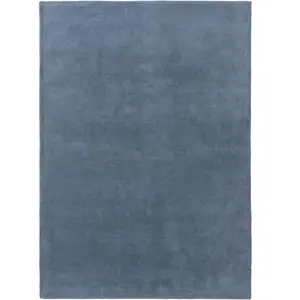 Benuta Tapis de laine bleu 120x170