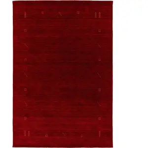 Benuta Tapis de laine rouge 160x230 pas cher