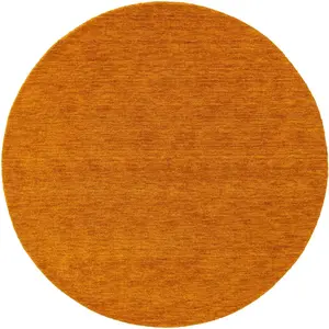 Benuta Tapis en laine rond jaune D 160 pas cher