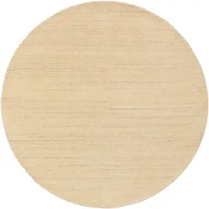 Benuta Tapis en laine rond crème D 200