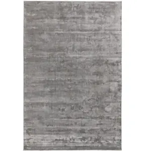 Benuta Tapis en viscose gris 120x170