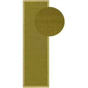 Benuta Tapis sisal vert 70x240 pas cher