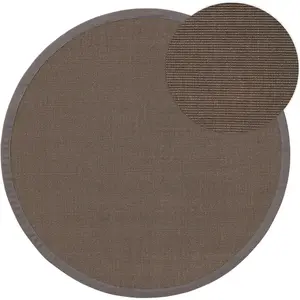 Benuta Tapis sisal gris D 150 rond