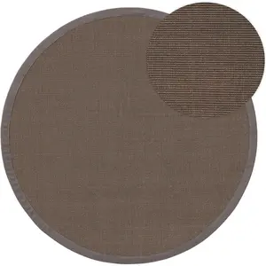 Benuta Tapis sisal gris D 250 rond