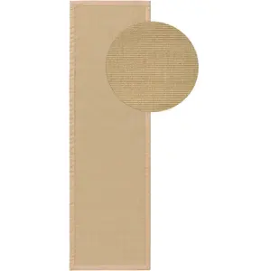 Benuta Tapis sisal crème 70x300 pas cher