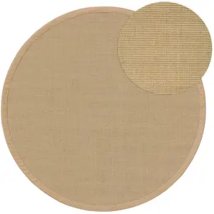 Benuta Tapis sisal crème D 250 rond pas cher