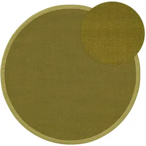 Benuta Tapis sisal vert D 200 rond pas cher