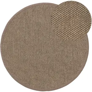 Benuta Tapis sisal gris D 250 rond