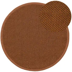 Benuta Tapis sisal marron clair D 250 rond pas cher
