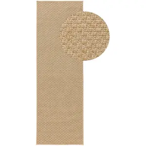 Benuta Tapis de couloir extérieur & intérieur beige 77x240 pas cher